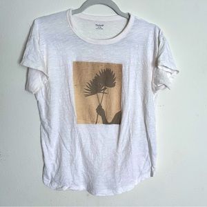 Madewell Ivory Graphic Tshirt